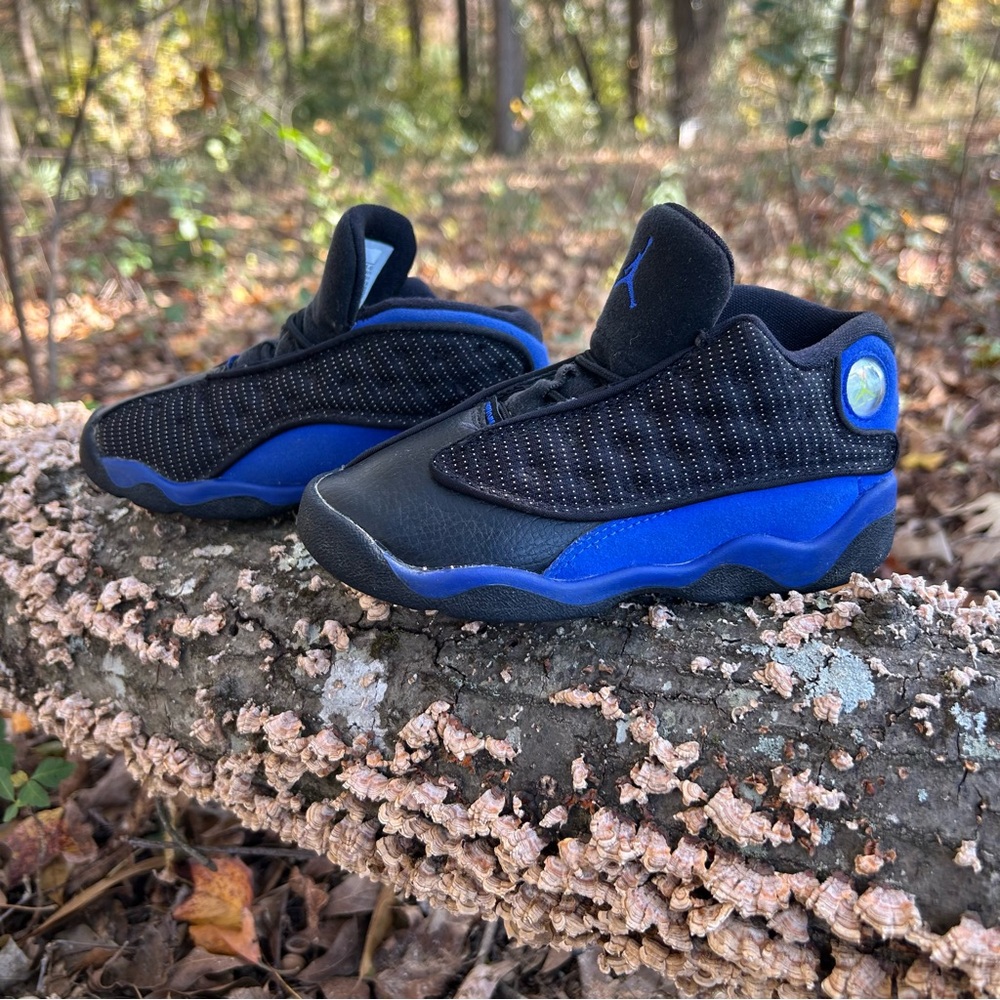 Jordan 13 Retro Black Hyper Royal Sneakers Child’s size 9